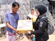 Polres Sumenep Berikan Bansos, Korban Angin Puting Beliung