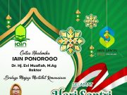 Civitas Akademika IAIN Ponorogo Mengucapkan Selamat Hari Santri Nasional 22 Oktober 2022