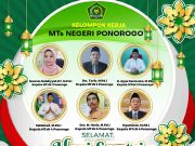 Kelompok Kerja MTs N Ponorogo Mengucapkan Selamat Hari Santri Nasional