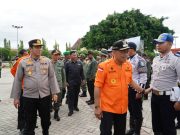 Bupati Ponorogo Pimpin Apel Gelar Pasukan Kewaspadaan dan Kesiapsiagaan Bencana Hidrometeorologi 2022