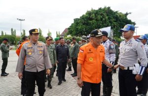 Bupati Ponorogo Pimpin Apel Gelar Pasukan Kewaspadaan dan Kesiapsiagaan Bencana Hidrometeorologi 2022