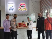 Si Humas Polres Magetan Gandeng Awak Media Salurkan Bantuan Sosial Korban Bencana Alam