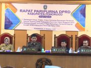 DPRD Ponorogo Gelar Paripurna, Jawaban Bupati Terhadap 3 Raperda Inisiatif DPRD Kabupaten Ponorogo TA 2022