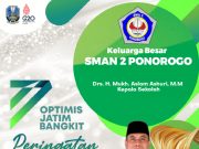 Keluarga Besar SMAN 2 Ponorogo Mengucapkan Selamat Hari Jadi ke-77 Provinsi Jawa Timur