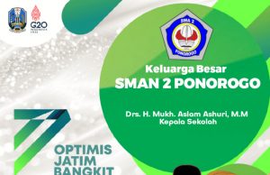 Keluarga Besar SMAN 2 Ponorogo Mengucapkan Selamat Hari Jadi ke-77 Provinsi Jawa Timur