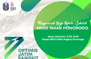 Keluarga Besar MKKS SMA Negeri Ponorogo Mengucapkan Selamat Hari Jadi ke-77 Provinsi Jawa Timur