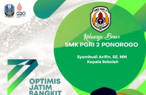 Keluarga Besar SMK PGRI 2 Ponorogo Mengucapkan Selamat Hari Jadi Ke-77 Provinsi Jawa Timur