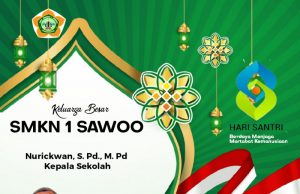 SMKN 1 Sawoo Mengucapkan Selamat Hari Santri Nasional 22 Oktober 2022