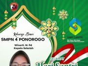 Keluarga Besar SMPN 4 Ponorogo Mengucapkan Selamat Hari Santri Nasional 22 Oktober 2022