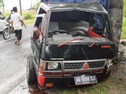 Pengendara Motor Virza Luka-luka Setelah Serempet Pintu Mobil Pick Up, Ngampel, Balong