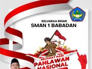 SMAN 1 Babadan Ponorogo Mengucapkan Selamat Hari Pahlawan 10 November 2022