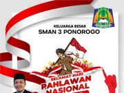 SMAN 3 Ponorogo Mengucapkan Selamat Hari Pahlawan 10 November 2022