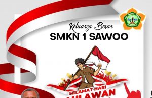 Keluarga Besar SMKN 1 Sawoo Mengucapkan Selamat Hari Pahlawan 10 November 2022