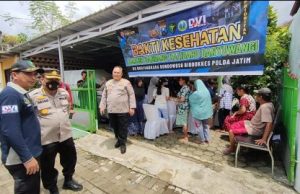 Di Banyuwangi, Tim Bidokkes Polda Jatim Buka Posko Kesehatan 24 Jam
