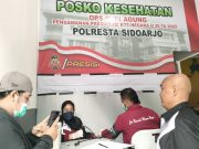 Polresta Sidoarjo Buka Posko Kesehatan Ops Puri Agung di Terminal Purabaya