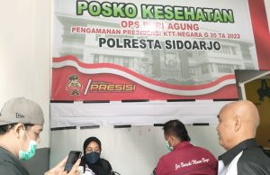 Polresta Sidoarjo Buka Posko Kesehatan Ops Puri Agung di Terminal Purabaya