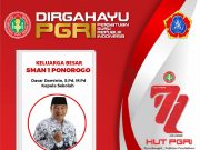SMAN 1 Ponorogo Mengucapkan Selamat Hari Guru Nasional & HUT Ke-77 PGRI 22 November 2022
