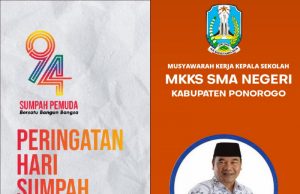 MKKS SMA Negeri Ponorogo Mengucapkan Selamat Hari Sumpah Pemuda 28 Oktober 2022