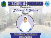 Nadya Kusuma Tim Riset SMPN 1 Jetis Juara 1 LKIP Tingkat Nasional