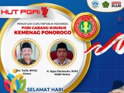 PGRI Cabang Khusus Kemenag Ponorogo Mengucapkan Selamat Hari Guru Nasional & HUT Ke-77 PGRI