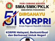 PGRI Cabang Khusus SMA/SMK/PKLP Mengucapkan Dirgahayu Korpri