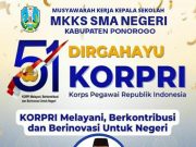 MKKS SMA Negeri Ponorogo Mengucapkan Dirgahayu Korpri