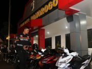 Satlantas Polres Ponorogo Amankan Puluhan Motor Balap Liar