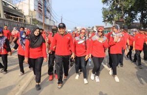 Puncak Peringatan HUT KORPRI ke 51, Jalan Santai Bersama Kang Bupati Sugiri Sancoko