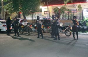 Pemantapan Harkamtibmas, Polres Pelabuhan Tanjung Perak Gelar Patroli Gabungan Skala Besar