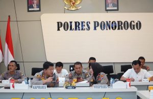 Pastikan Nataru Berjalan Lancar, Polres Ponorogo Gelar Lat Pra Ops Lilin Semeru 2022