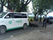 Pengendara Motor Terlindas Truck, Setelah Jatuh Akibat Senggolan Motor, Meninggal di Lokasi Kejadian, di Ponorogo