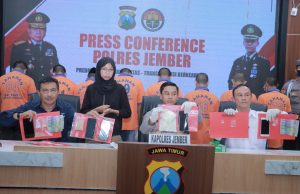 Polres Jember Amankan 8 Tersangka Terkait Jaringan Narkoba