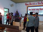 Antisipasi Tindak Kejahatan, Kapolsek Sukorejo Pimpin Sterilisasi Gereja