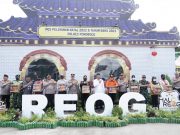 Pastikan Aman, Irwasda Polda Jawa Timur Kunjungi Pos Ops Lilin Semeru 2022 Di Wilayah Ponorogo