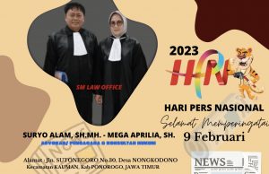 Suryo: Selamat dan Sukses HPN 2023, Kebebasan Pers dan Pelayanan Informasi kepada Masyarakat