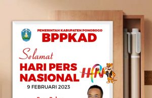 BPPKAD Kabupaten Ponorogo Mengucapkan Selamat Hari Pers Nasional 9 Februari 2023