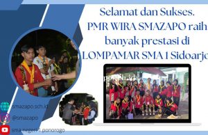 PMR WIRA SMAN 1 Ponorogo Panen Piala di LOMPAMAR Tingkat Jawa Timur
