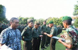 Cuti Lebaran Usai, Kodim 0802/Ponorogo Gelar Apel Pengecekan