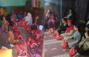 DPC PDI Perjuangan Ponorogo Bagikan 2.625 Paket Sembako Pada Duafa
