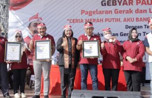 Pagelaran Gerak & Lagu Anak PAUD Dinas Pendidikan Ponorogo Raih Rekor MURI