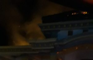 Diduga Korsleting Listrik, Satu Rumah di Duri, Slahung, Ludes Terbakar