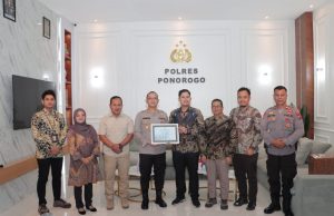Jalin Silaturahmi, Kapolres Ponorogo Menerima Kunjungan UP3 PLN Ponorogo