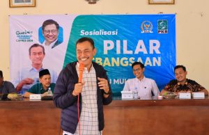 Multazam Gelar Sosialisasi 4 Pilar Kebangsaan Bersama Warga NU dan Muslimat Ponorogo