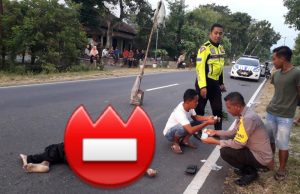 Motor vs Onthel, Satu Tewas di Tempat
