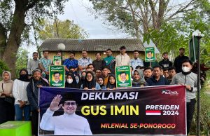 Kelompok Muda – Mudi Milenial Ponorogo, Deklarasi Dukung Gus Imin Presiden 2024