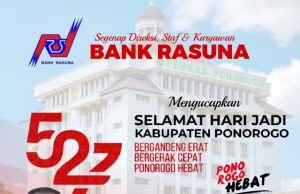 Bank Rasuna Mengucapkan Selamat Hari Jadi Ke-527 Kabupaten Ponorogo