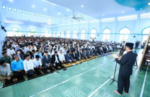 Khattath Maroko Syeikh Belaid Hamidi Resmikan Dimulainya Penulisan Mushaf Gontor