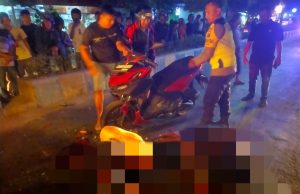 Diduga Mabuk, Pemotor Tabrak Avanza Hingga Luka Berat, di Traffic Light Jeruksing Kota Ponorogo
