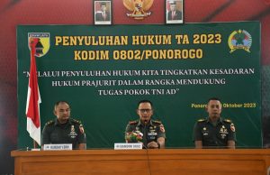 Tingkatkan Kesadaran Hukum, Prajurit TNI Penyuluhan Hukum
