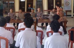 Polisi Amankan Puluhan Pelajar Bolos Sekolah